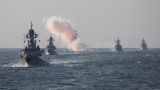 Каспий в зоне учений ВМФ России: корабли с крылатыми ракетами и авиация
