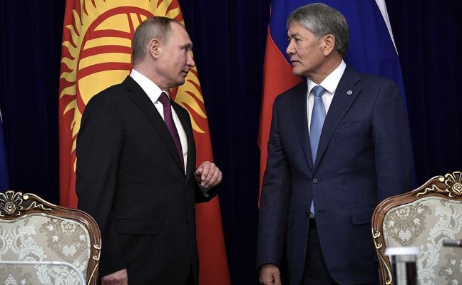 Путин обсудил с Атамбаевым результаты сирийских переговоров в Астане