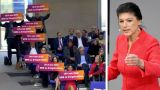 "She left beautifully": Wagenknecht condemned the militarization of Germany in a farewell speech in the Bundestag