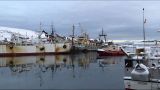 В порту Норвегии загорелся российский рыболовецкий траулер