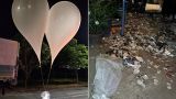 КНДР отправила в Южную Корею воздушные шары с мусором