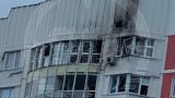 В жилую многоэтажку в Москве врезался беспилотник — паблики