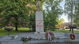 В Чехии повредили еще один памятник красноармейцам