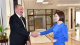 Санду — Алиеву: Молдавии сейчас очень нужен доступный азербайджанский газ
