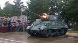 В Приморье с помпой продемонстрировали восстановленный американский танк