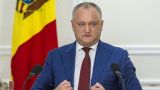 Додон: Молдавия не позволит Приднестровью идти своим путем