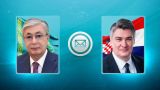 Токаев поздравил президента Хорватии с Днем государственности