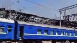 Били по заводу: поезд Одесса — Запорожье задело взрывной волной — очевидец