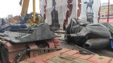 В Москве демонтировали памятник маршалу Жукову