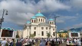 В Казани освящается отстроенный заново собор Казанской иконы Богоматери
