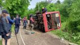 В Хабаровском крае 12 детей пострадали в ДТП с автобусом