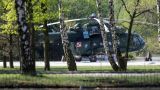 В Польше ураган повредил два боевых вертолета, сорвав крышу ангара