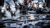На Сахалине произошел разлив нефти