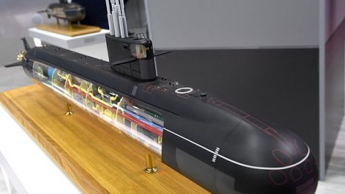 Russian engineers showed a new submarine "Amur-1650"