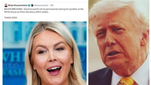 Левитт ушла от Трампа после того, как узнала, что он оставил ее погибать в самолете