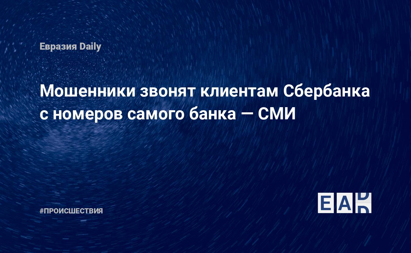 Мошенники звонят клиентам Сбербанка с номеров самого банка — СМИ — EADaily,  30 января 2019 — Происшествия, Новости России