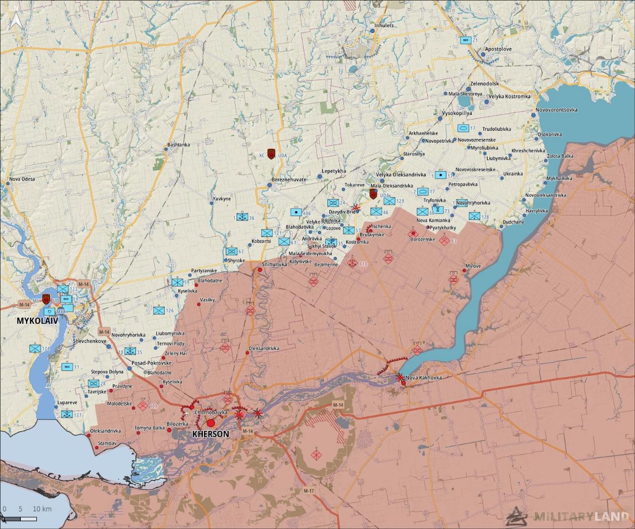 Лбс на украине что это. Херсон на карте. Линия обороны Херсонской области. Днепр на карте Херсонской области. Правый берег Днепра на карте Херсонской области.