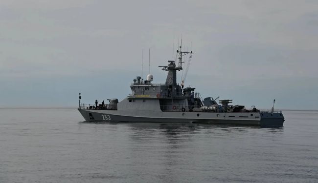 Военный катер ВМС Казахстана. Фото: Минобороны РК